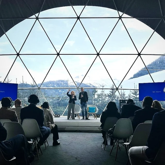 Carlo Ratti and Daniela Rus present at Davos 2024. The session was on “Bold Solutions - Synergizing Science and Innovation for Climate Resilience.”  In this moment, they were talking about Space Bubbles!  #davos2024 #climate #bigdata #climateresilience #senseablecitylab #urbandata #senseablecities